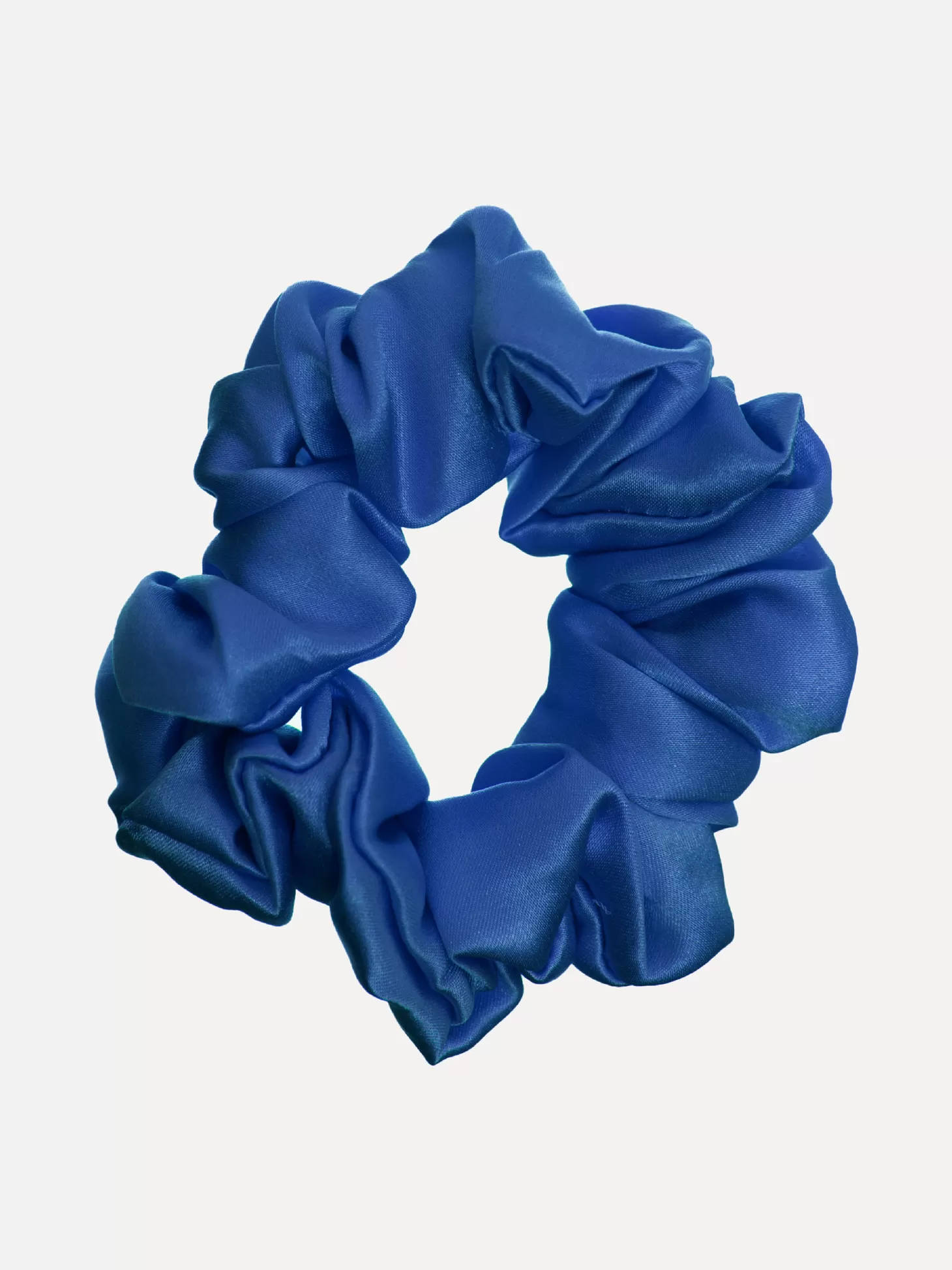 Les Soeurs Zijden Scrunchie Bright Blue Clearance