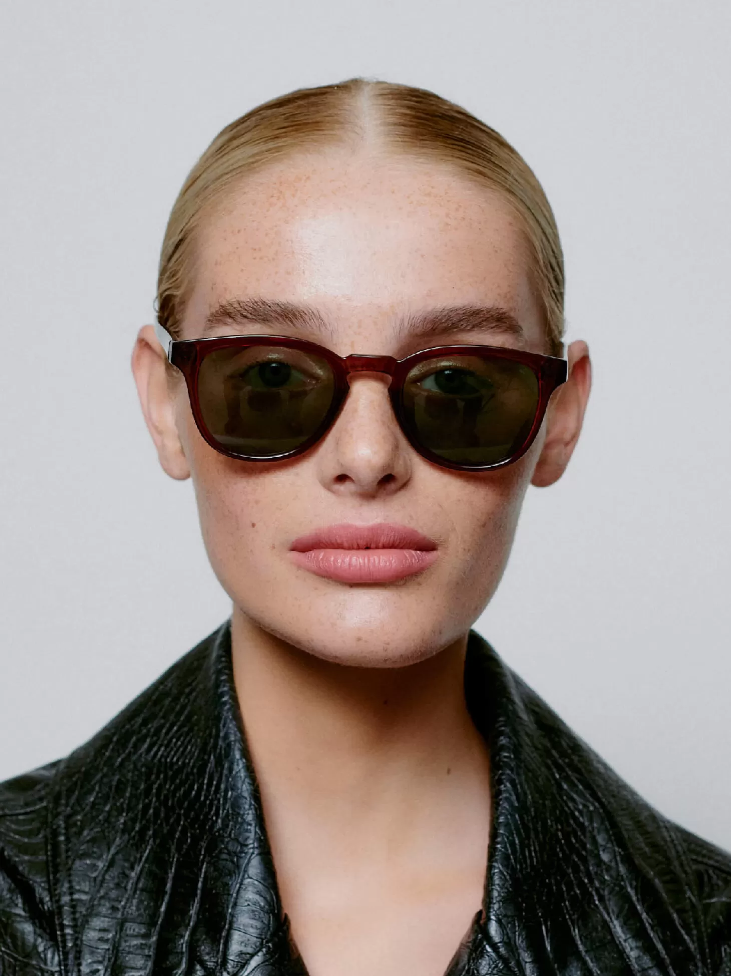 A.Kjaerbede Zonnebril Bate Brown Transparent Clearance
