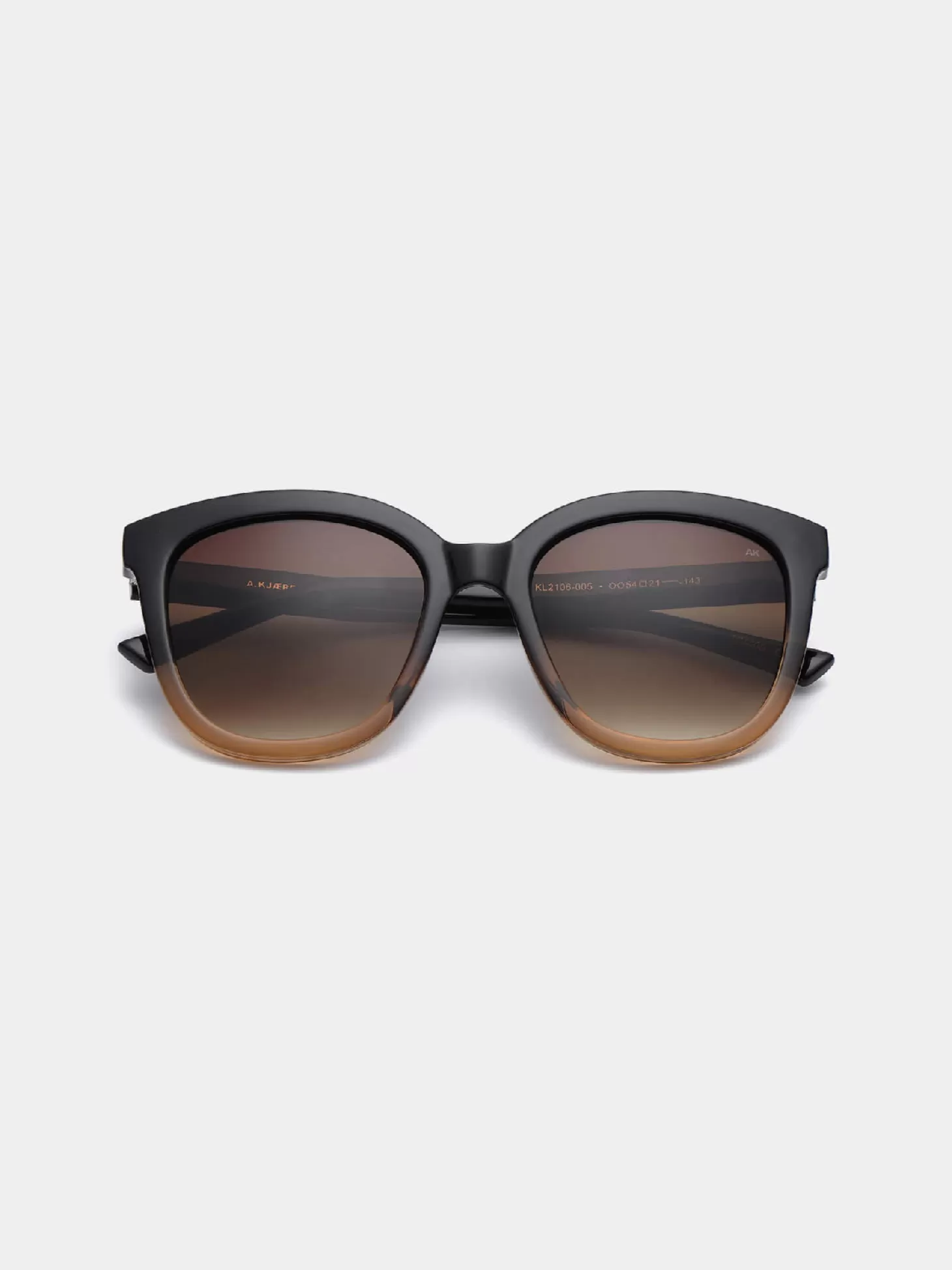 A.Kjaerbede Zonnebril Billy Black/Brown Transparent Shop